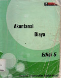 Akuntansi Biaya Edisi 5