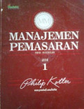 Manajemen Pemasaran Jilid 1