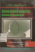 Manajemen Konflik dalam Organisasi