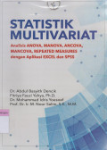 Statistik Multivariat: Analisis  anova, manova, ancova, mancova, repeated measures dengan aplikasi excel dan spss