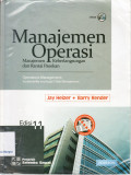 Manajemen Operasi: Manajemen Keberlangsungan dan Rantai Pasokan Edisi 11