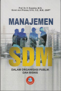 Manajemen SDM: Dalam organisasi publik dan bisnis