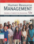 Human Resources Management: Gaining a competitive advantage 12e