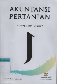 Image of Akuntansi Pertanian: A Prophetic Legacy