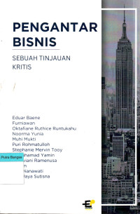 Image of Pengantar Bisnis: Sebuah tinjuan kritis