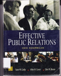 Image of Effective Public Relations Edisi ke-9