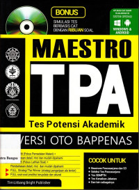 Image of Maestro TPA: Tes Potensi Akademik Versi Oto BAPPENAS