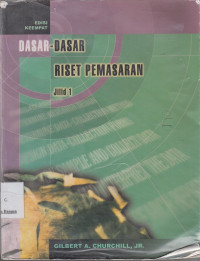 Image of Dasar-Dasar Riset Pemasaran, jilid 1 Ed 4