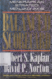 Image of Balanced Scorecard: Menerapkan strategi menjadi aksi