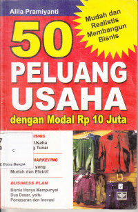 Image of 50 Peluang Usaha dengan Modal Rp 10 Juta