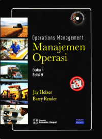 Image of Manajemen Operasi Buku 1 Edisi 9