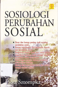 Image of Sosiologi Perubahan Sosial