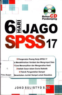 Image of 6 Hari Jago SPSS 17