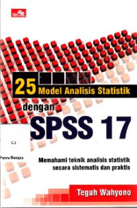 Image of 25 Model Analisis Statistik Dengan SPSS 17