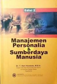 Image of Manajemen Personalia & Sumberdaya Manusia (Edisi 2)