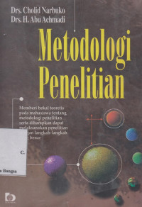 Image of Metodologi Penelitian