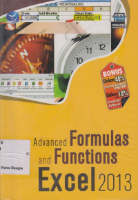 Image of Advanced Formulas and Functions Excel 2013