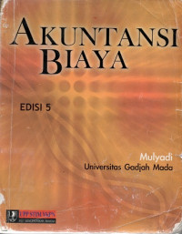 Image of Akuntansi Biaya Edisi 5
