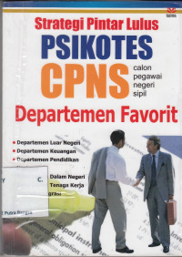 Image of STRATEGI PINTAR LULUS PSIKOTES CPNS