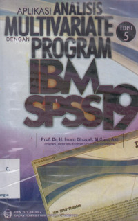 Image of Aplikasi Analisis Multivariate dengan Program IBM SPSS19 Edisi 5