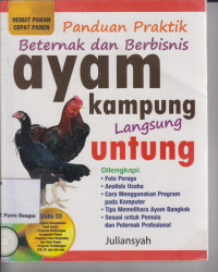 Image of Panduan Praktik Beternak Ayam Kampung Langsung Untung