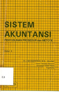 Image of SISTEM Akuntansi Penyusunan Prosedur dan Metode Edisi 5