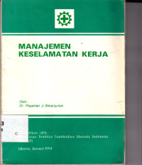 Image of MANAJEMEN Keselamatan Kerja