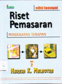 Image of Riset Pemasaran : Pendekatan Terapan Jilid 2 Edisi 4