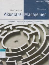 Image of Pengantar Akuntansi Manajemen (Jilid 1 Edisi Keenambelas)