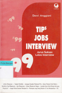 Image of #99 Tips Jobs Interview: Jurus sukses lolos interview