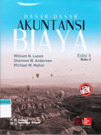 Image of Dasar-dasar Akuntansi Biaya Edisi 4 Buku 2