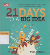 Image of 21 Days To A Big Idea
