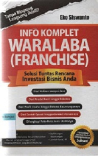 Image of Info Komplet Waralaba (Franchise): Solusi tuntas rencana investasi bisnis anda