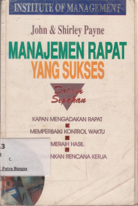 Image of MANAJEMEN Rapat Yang Sukses Dalam Sepekan