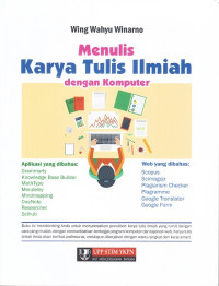 Image of Menulis Karya Tulis Ilmiah dengan Komputer