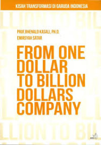 Image of From One Dollar to Billion Dollars Company